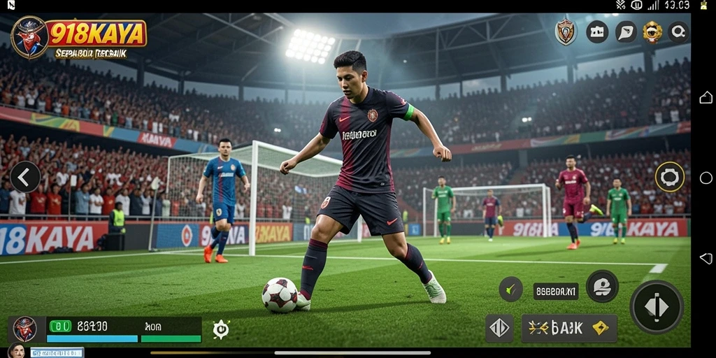 Tampilan gameplay dari 918KAYA yang mendebarkan dan realistis.