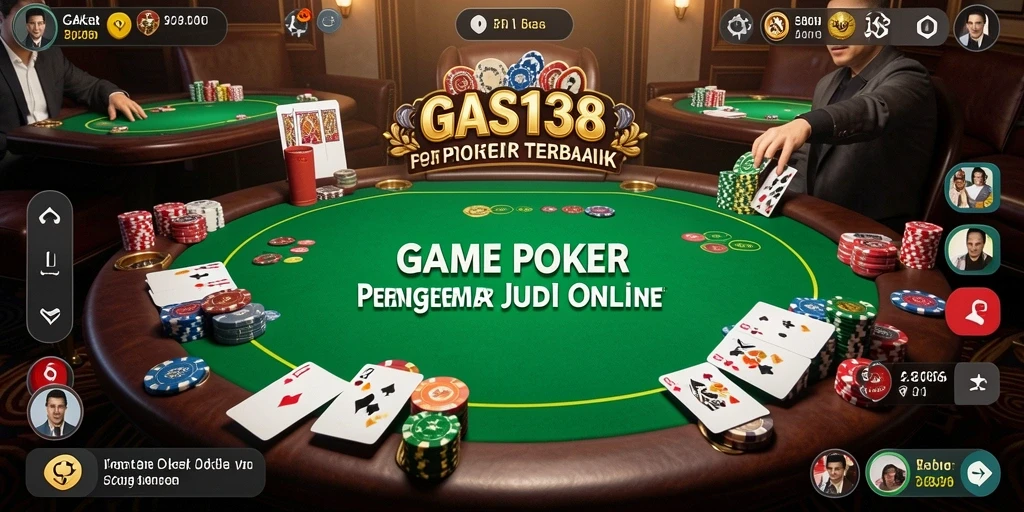 Tampilan gameplay poker yang menarik di GAS138.