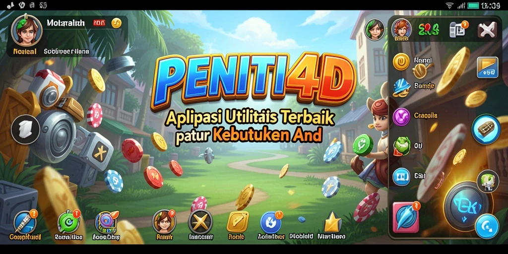 Tampilan antarmuka pengguna yang sederhana dan fungsional di PENITI4D.