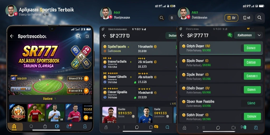 Tampilan gameplay taruhan olahraga di SR777 yang menarik.